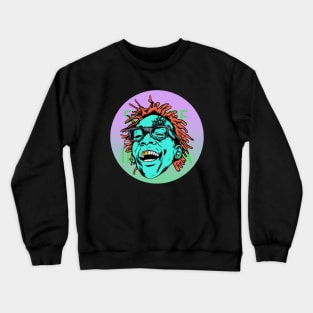 Cool laugh out loud dude with perfect teeth illustration Crewneck Sweatshirt